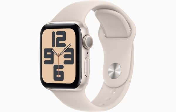 Apple Watch SE | 40mm | Starlight Aluminium Starlight Sport Band S/M
