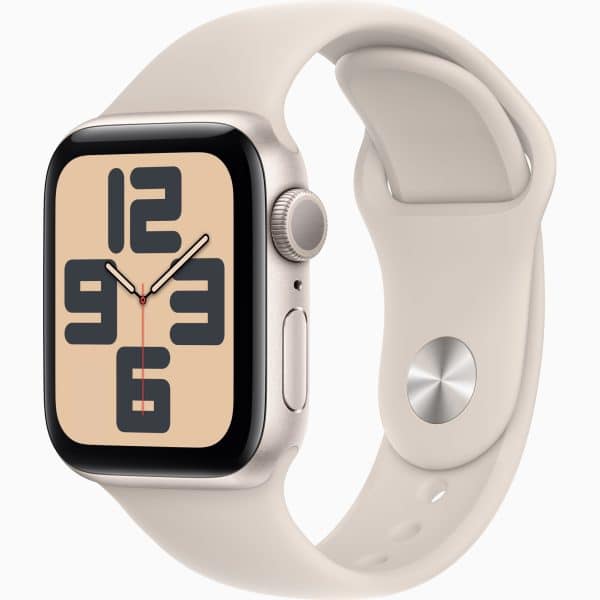 Apple Watch SE | 40mm | Starlight Aluminium Starlight Sport Band S/M
