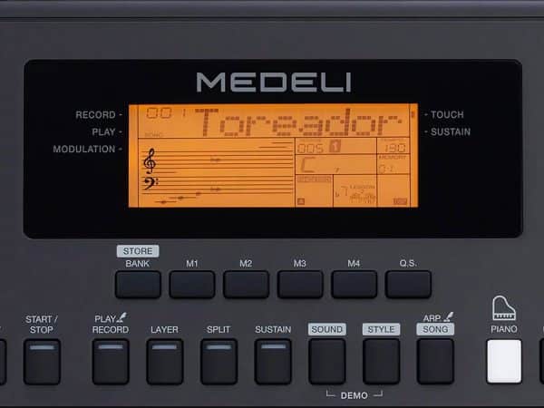 Medeli MK200 | 61 Note Touch-Sensitive Keys - Image 6
