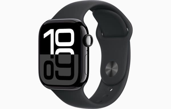 Apple Watch Series 10 | 46mm | Jet Black Aluminium Black Sport Band M/L