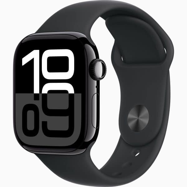 Apple Watch Series 10 | 46mm | Jet Black Aluminium Black Sport Band M/L