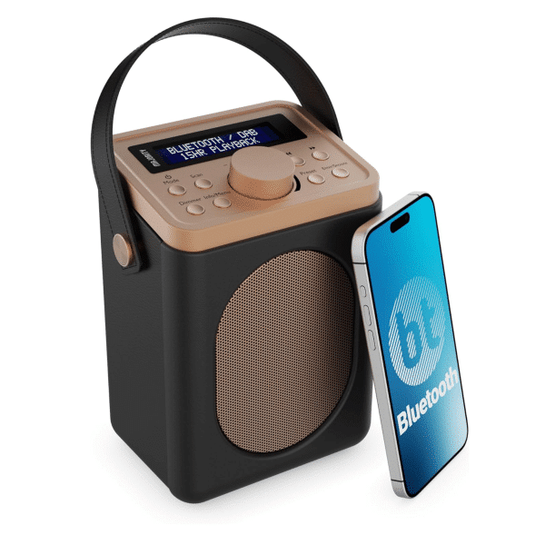 Majority Little Shelford | Portable Bluetooth Radio | Black