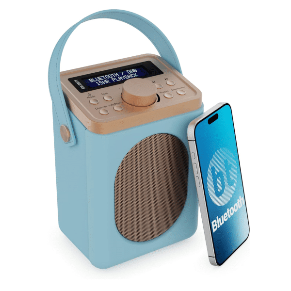 Majority Little Shelford | Portable Bluetooth Radio | Duck Egg