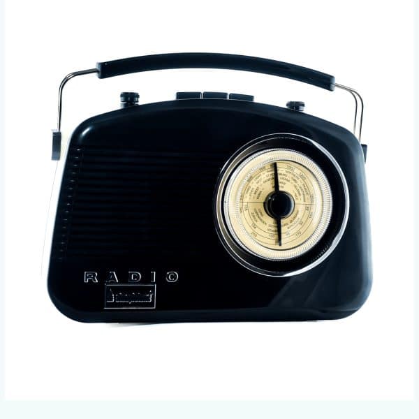 Steepletone 3-Band w/ Bluetooth | Retro Radio | Black