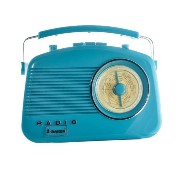 Steepletone 3-Band w/ Bluetooth | Retro Radio | Blue