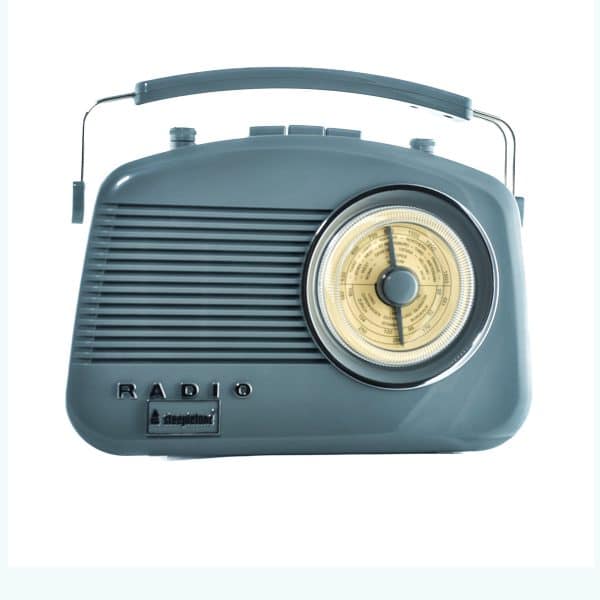 Steepletone 3-Band w/ Bluetooth | Retro Radio | Grey