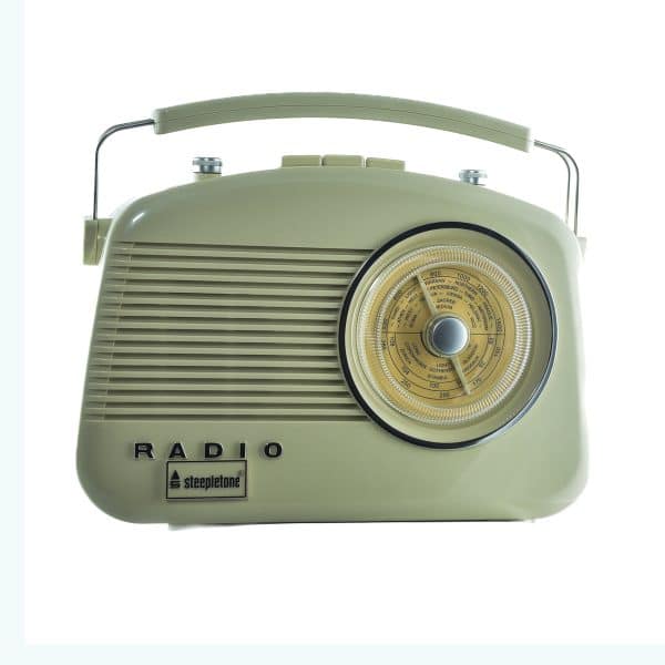 Steepletone 3-Band w/ Bluetooth | Retro Radio | Sage Green