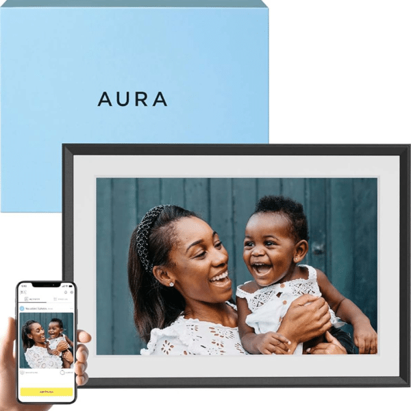 Aura Carver Mat | Digital Wi-Fi Photoframe | Gravel