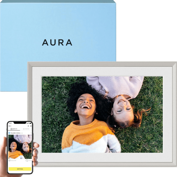Aura Carver Mat | Digital Wi-Fi Photoframe | Clay