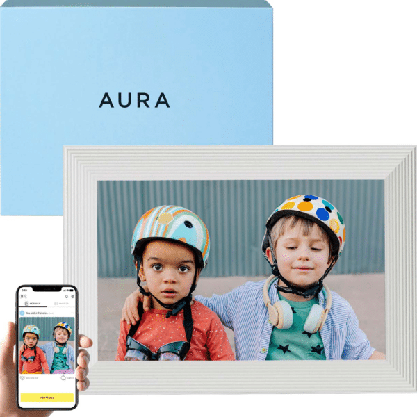 Aura Carver | Digital Wi-Fi Photoframe | Sea Salt
