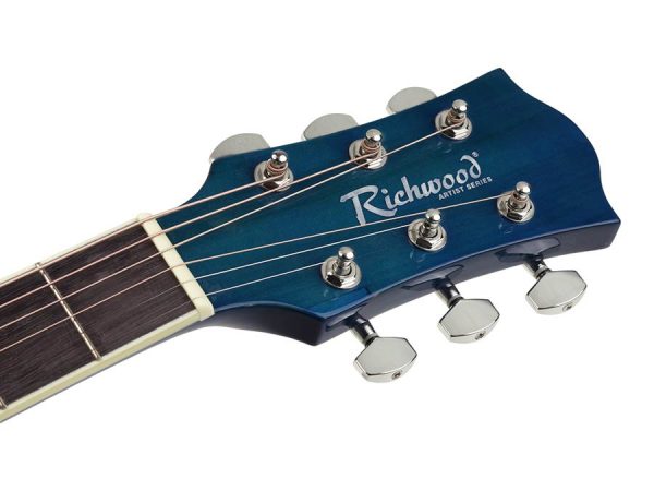 Richwood Artist Series Electro-Acoustic Guitar | Blue Sunburst - Image 4