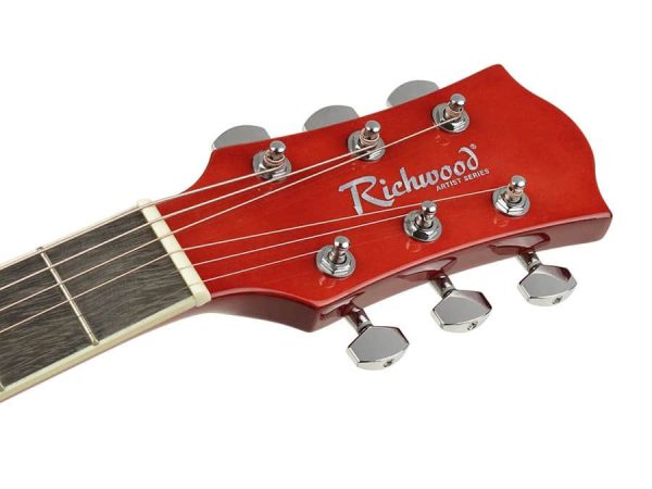 Richwood Artist Series Electro-Acoustic Guitar | Red Sunburst - Image 5