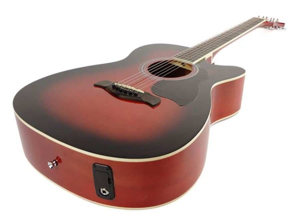 Richwood Artist Series Electro-Acoustic Guitar | Red Sunburst - Image 3
