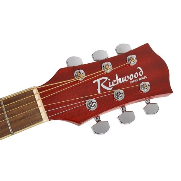 Richwood Artist Series Acoustic Guitar | Red Sunburst - Image 4