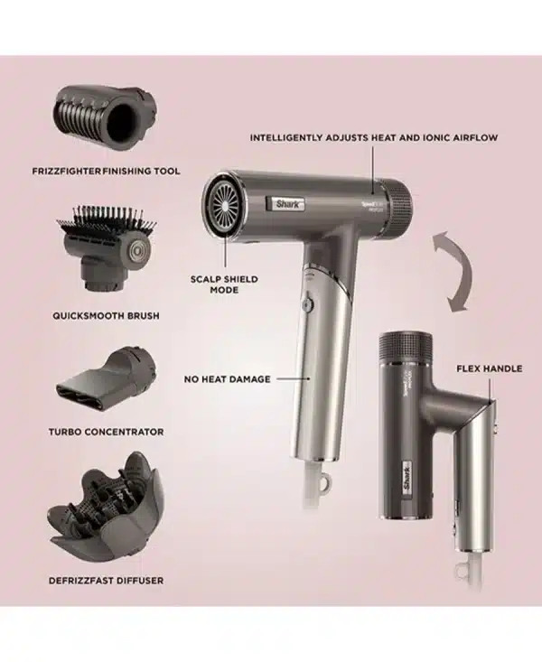 Shark SpeedStyle Pro | FLEX 4-in-1 High-Velocity Hair Dryer System - Image 2