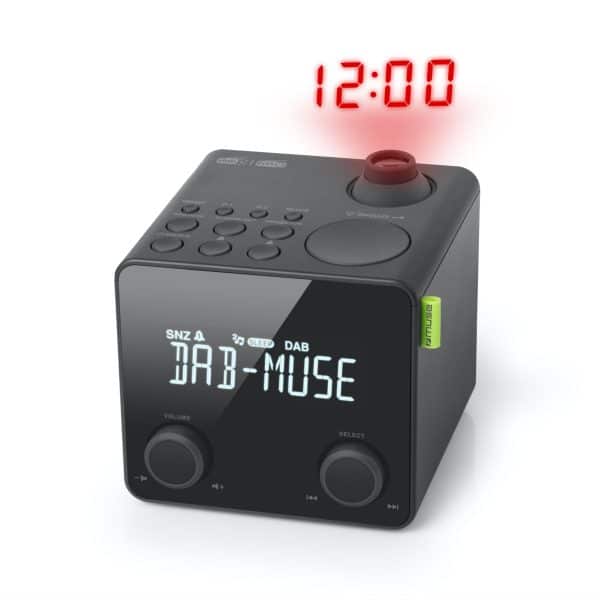 Muse Projection Clock Radio with DAB+/FM