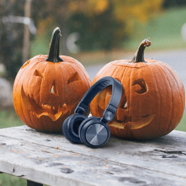 Muse Wireless Bluetooth stereo Headphones - Blue - Image 3