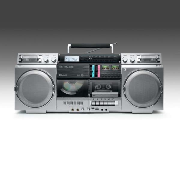 Ghetto blaster CD Player, 80w, Cassete recorder silver - Image 5