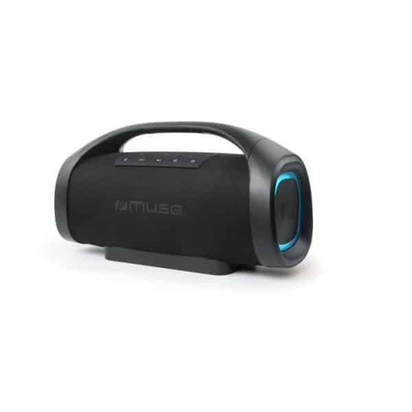 Muse Splash Proof Portable Bluetooth Speaker, 300W - Black