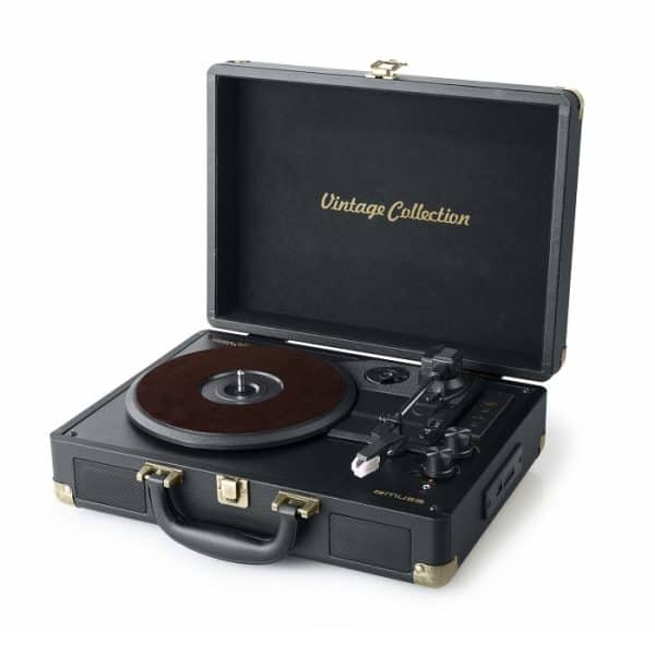 Muse Vintage Turntable USB Port 2 B/I speakers