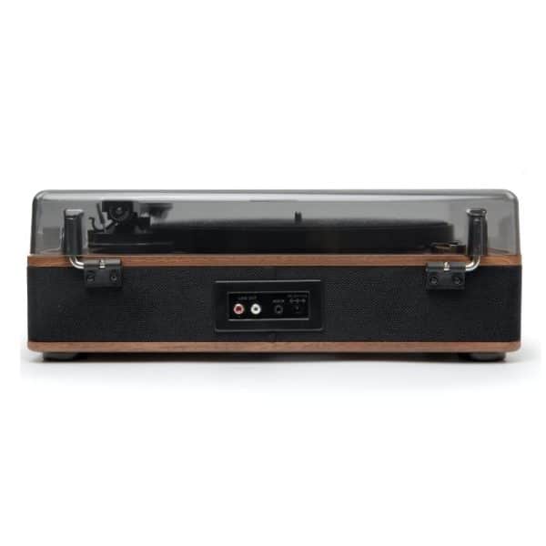 Muse Stereo Turntable, USB Port, 2x5W - Black/Wooden - Image 4
