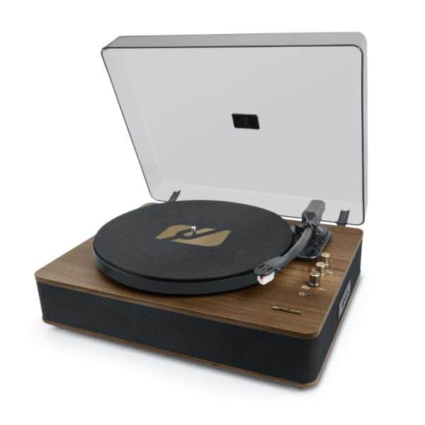 Muse Stereo Turntable, USB Port, 2x5W - Black/Wooden