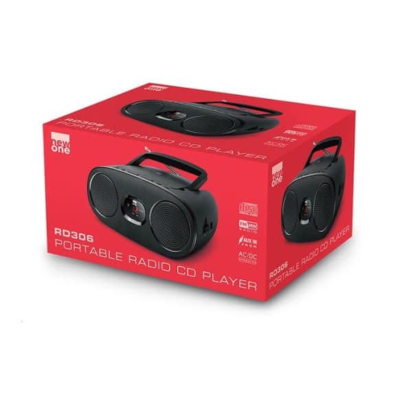 New One CD Boombox radio - Black - Image 3