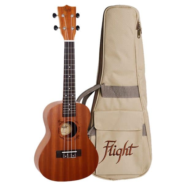Flight NUC310 Concert Ukulele | Sapele