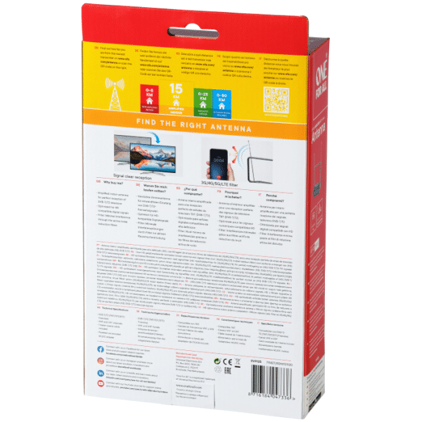 One For All ANT Indoor Amp to 36dB Gain Range to 5km - Image 3