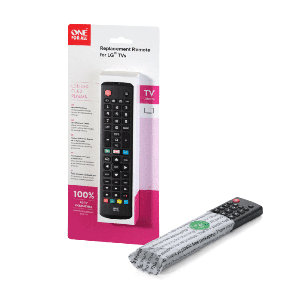 One For All LG TV Replacement Remote ctrl Smart Buttons