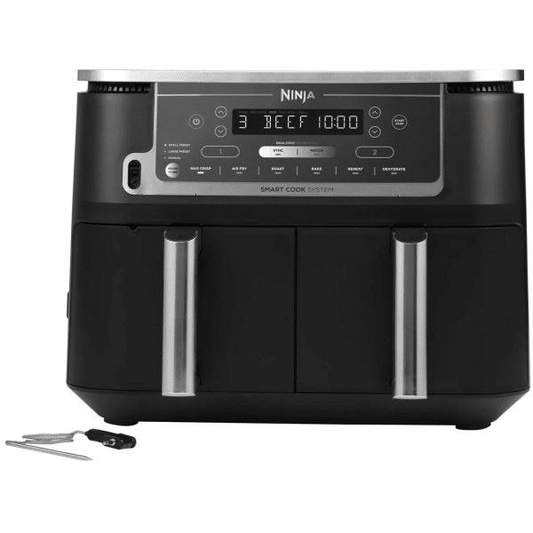 Ninja Foodi Max Dual Zone Air Fryer with Digital Probe